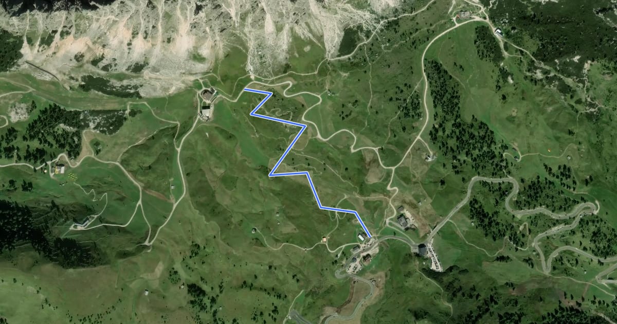 Маршрут MTB: Cir Trail Giara на спутниковом снимке