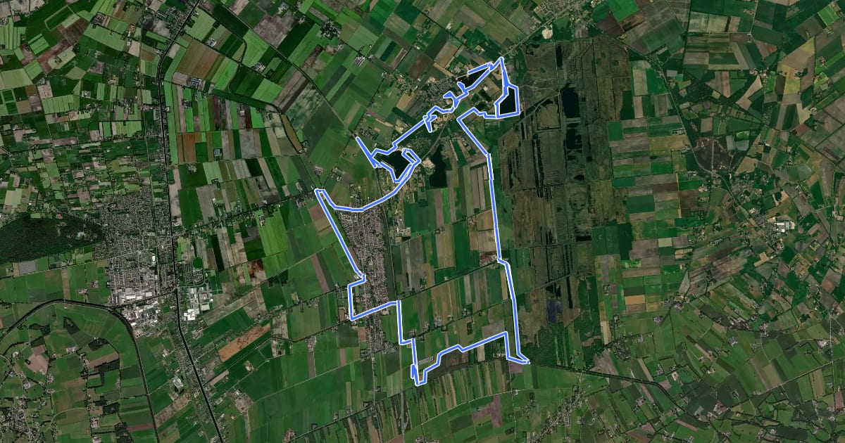 Маршрут MTB-route Sibculo на спутниковом снимке