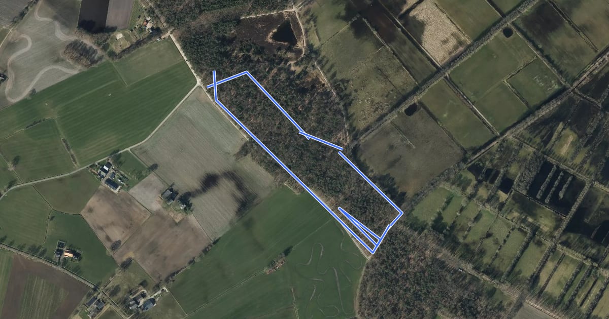 Маршрут MTB-route Varsseveld (kinderroute) на спутниковом снимке