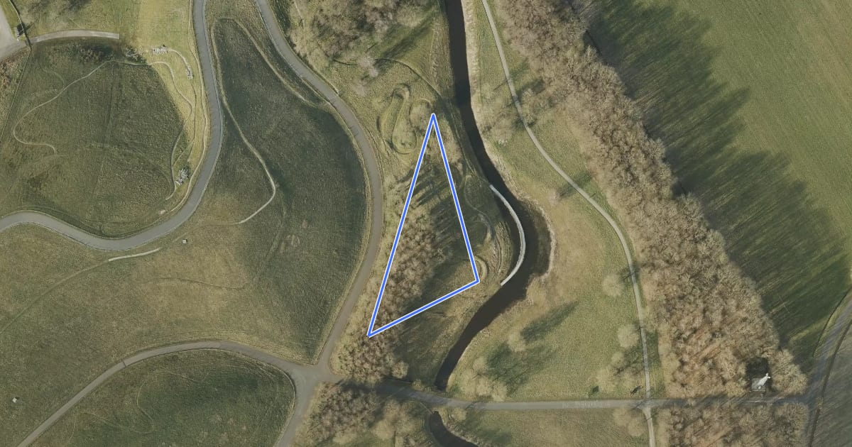 Маршрут MTB-route Wijster (Bikepark) на спутниковом снимке