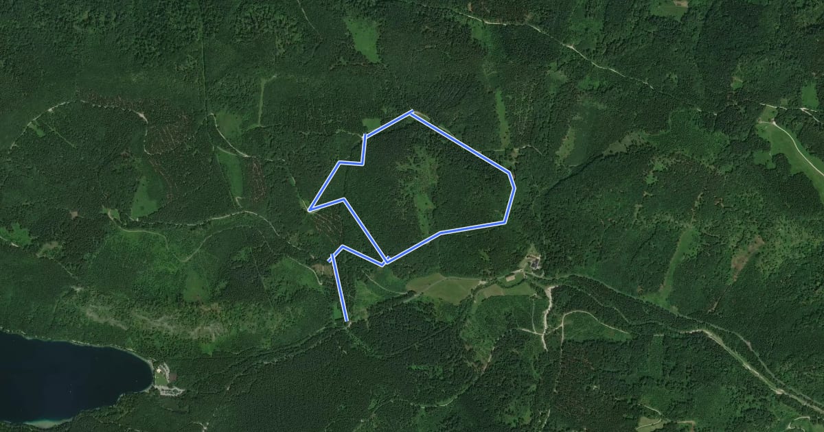 Маршрут MTB: Rund um den Loskogel на спутниковом снимке