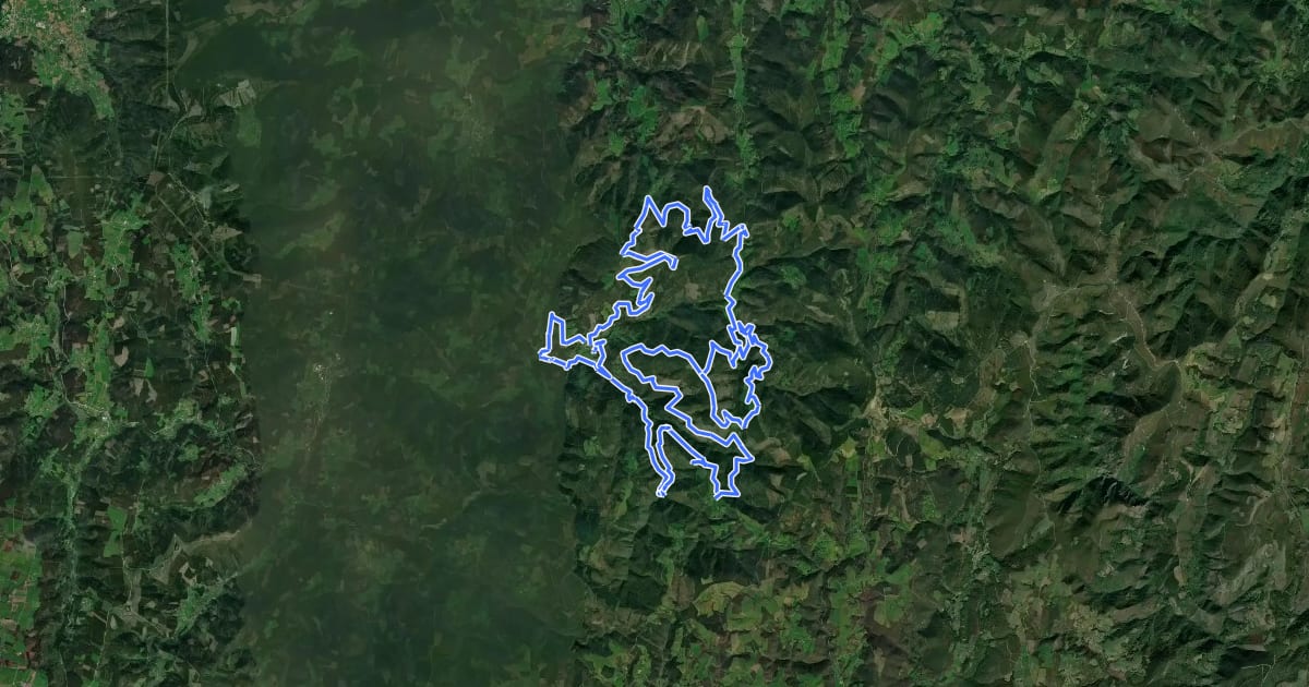 Маршрут Mtb Taramundi на спутниковом снимке