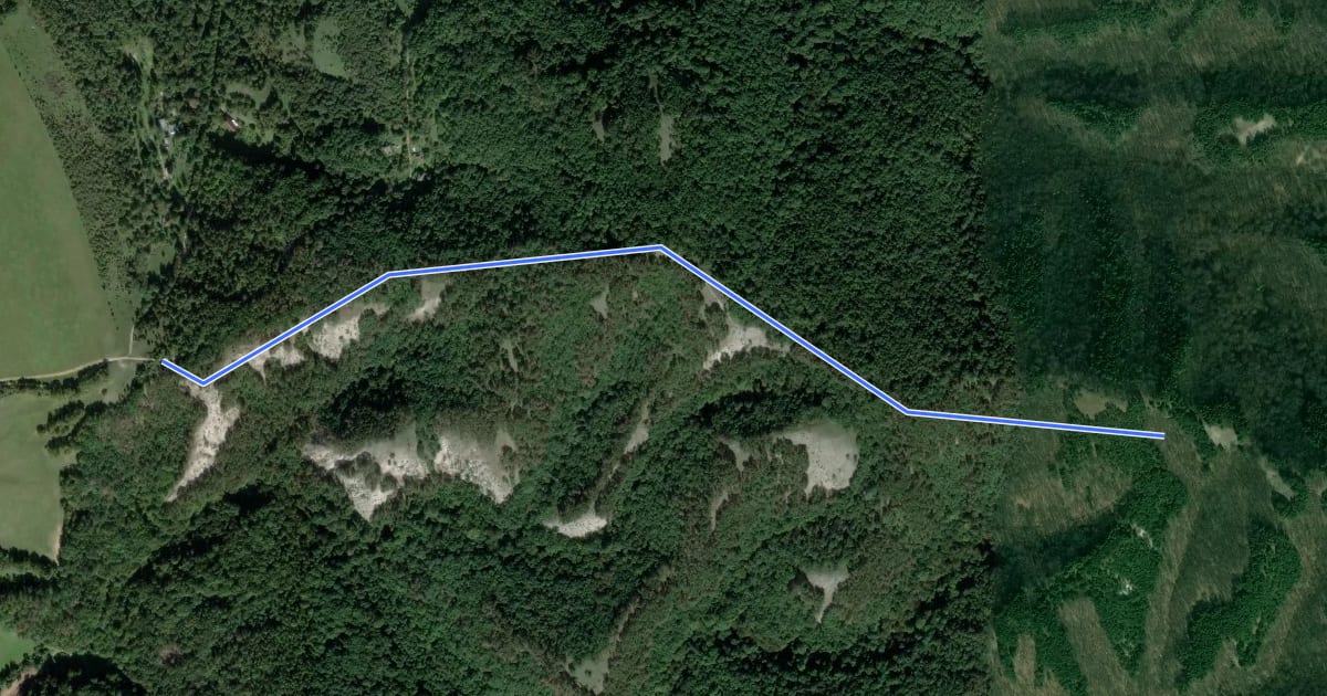 Маршрут MTBiker Trail на спутниковом снимке