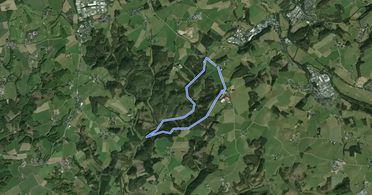 Маршрут Mul Rundweg A4 на спутниковом снимке
