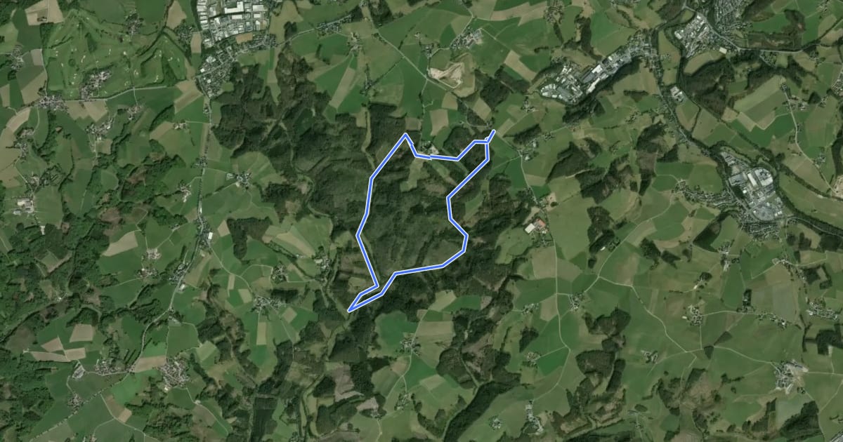 Маршрут Mul Rundweg A6 на спутниковом снимке