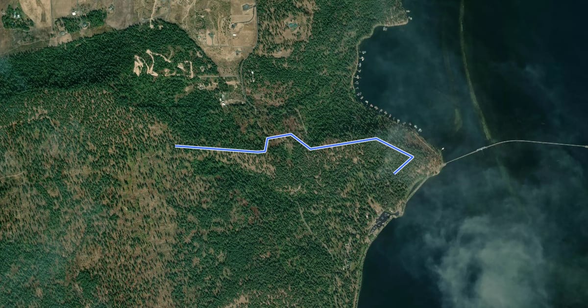 Маршрут Multan Road Trail на спутниковом снимке