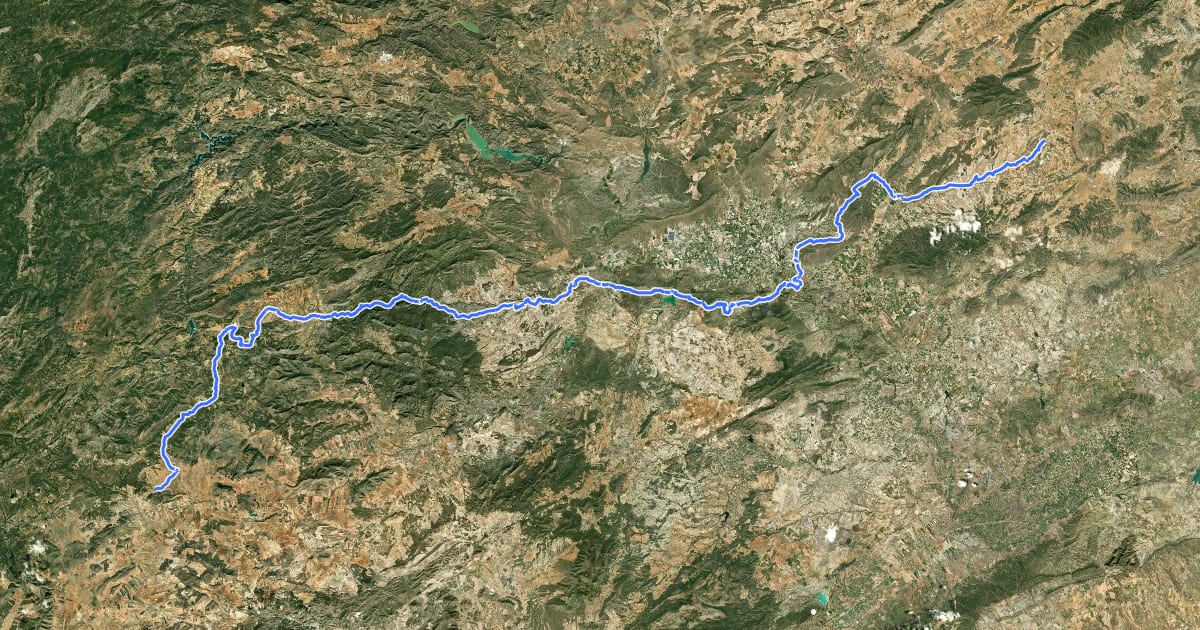 Маршрут Murcia на спутниковом снимке