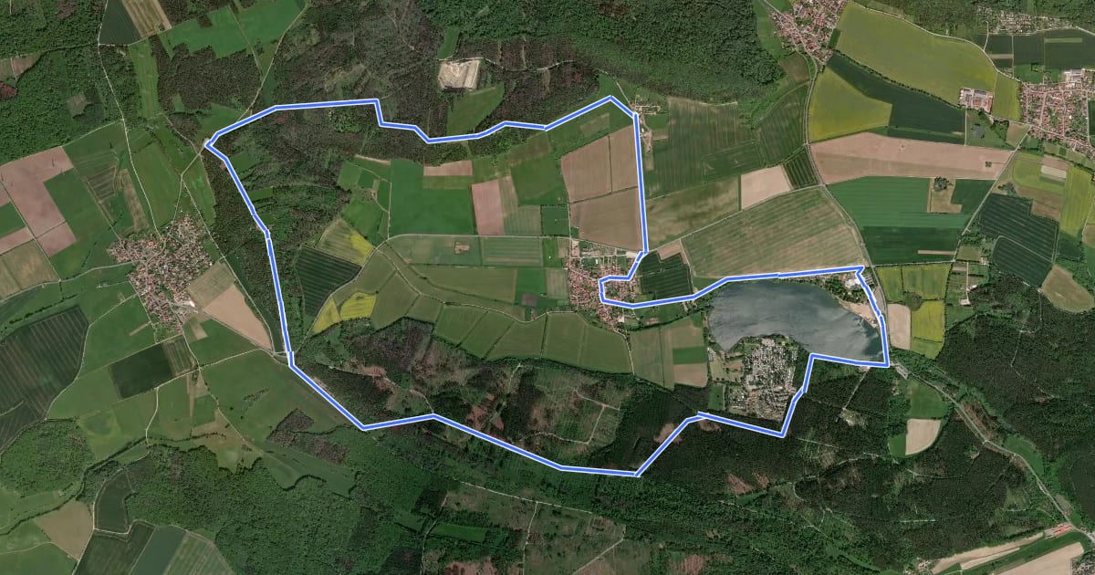 Маршрут Museums-Rundweg на спутниковом снимке
