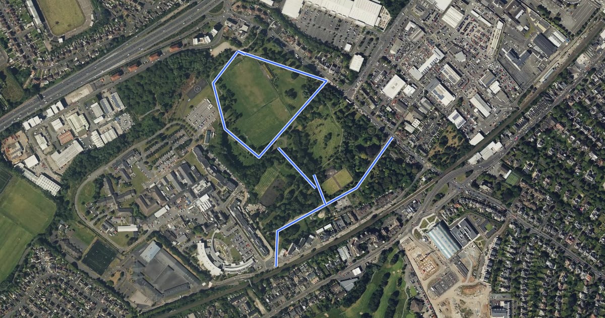 Маршрут Musgrave Park на спутниковом снимке