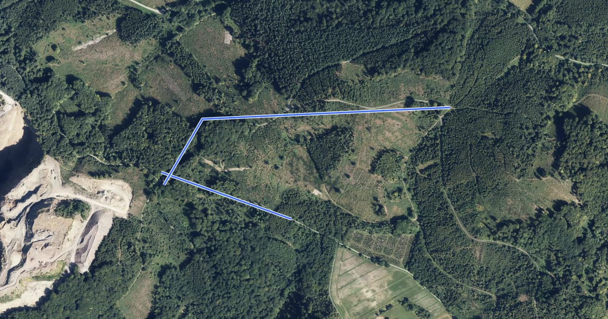Маршрут Musserberg (2) на спутниковом снимке