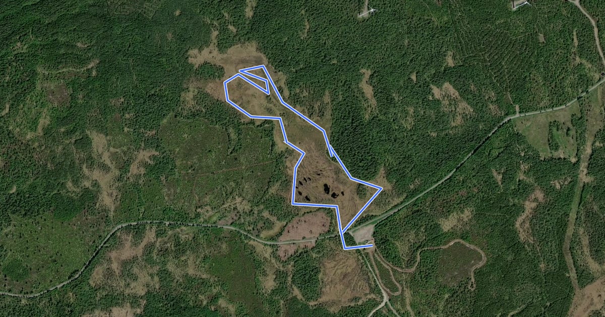 Маршрут Myrrundan 3 km на спутниковом снимке