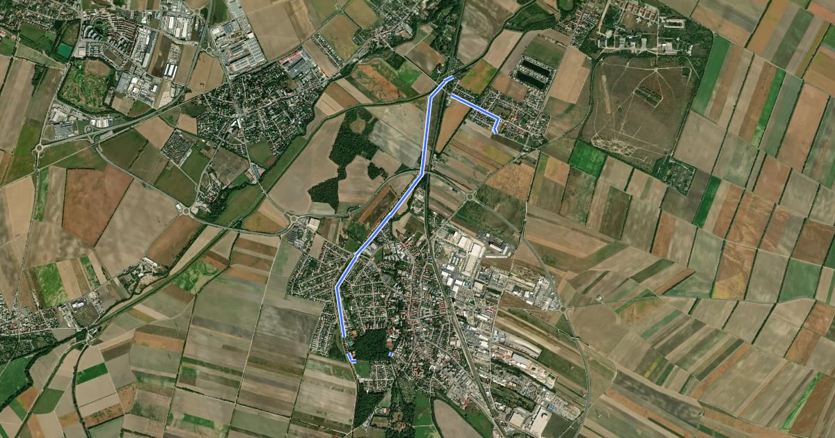 Маршрут Nördliche Neubach Route на спутниковом снимке