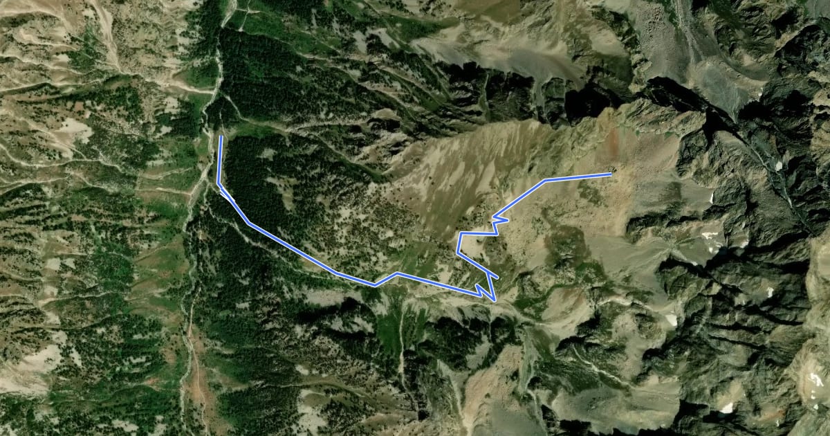 Маршрут N10 на спутниковом снимке
