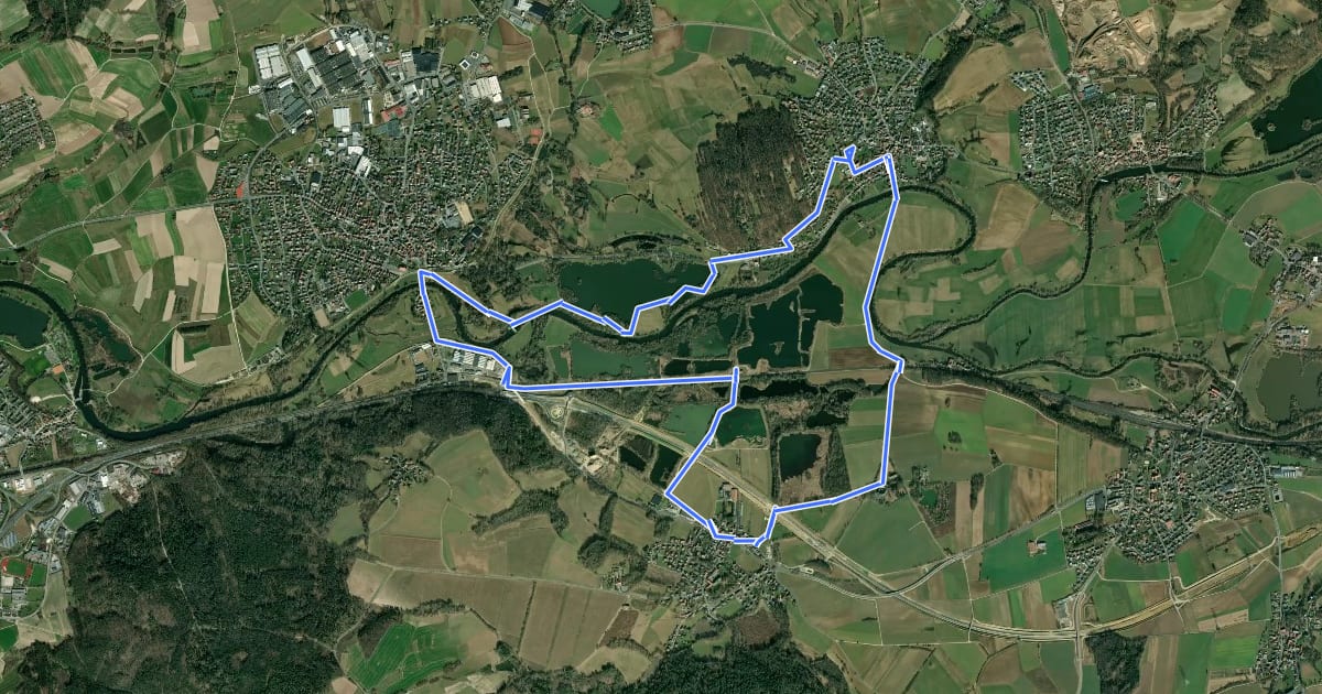 Маршрут Naßangerrundweg на спутниковом снимке