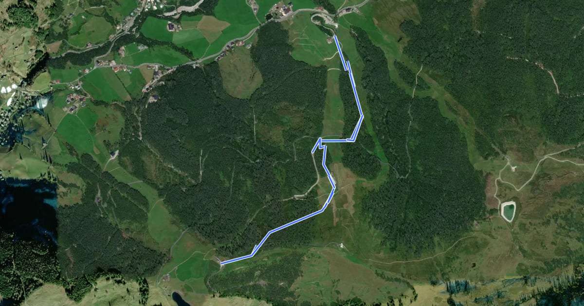 Маршрут Nani & Mariedl MTB Trail на спутниковом снимке
