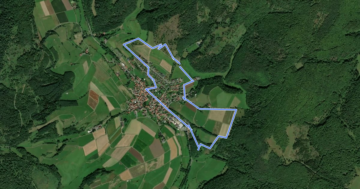 Маршрут Nationalparkrundweg Heide-Erlebnispfad на спутниковом снимке