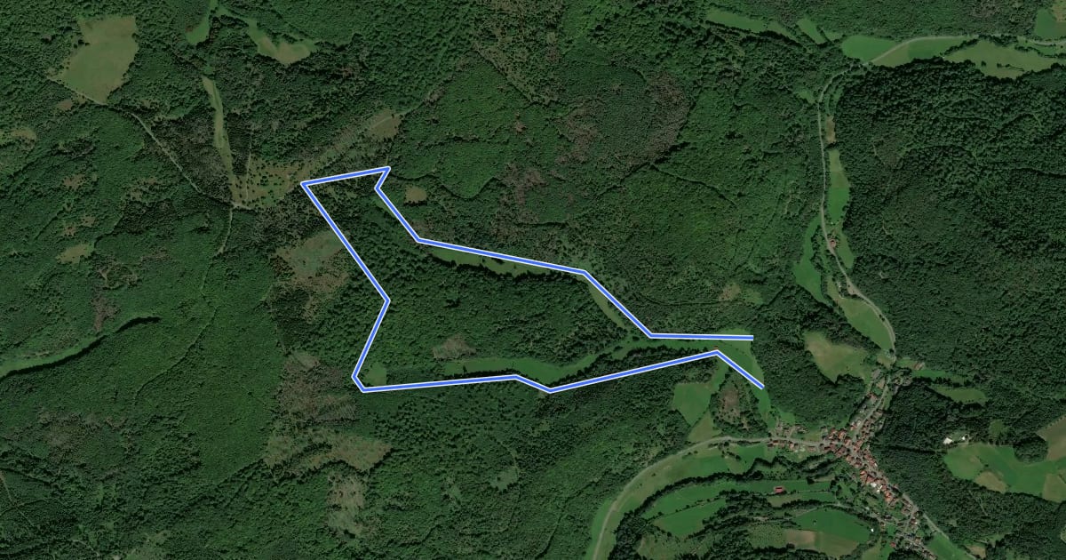 Маршрут Nationalparkrundweg Talgang на спутниковом снимке