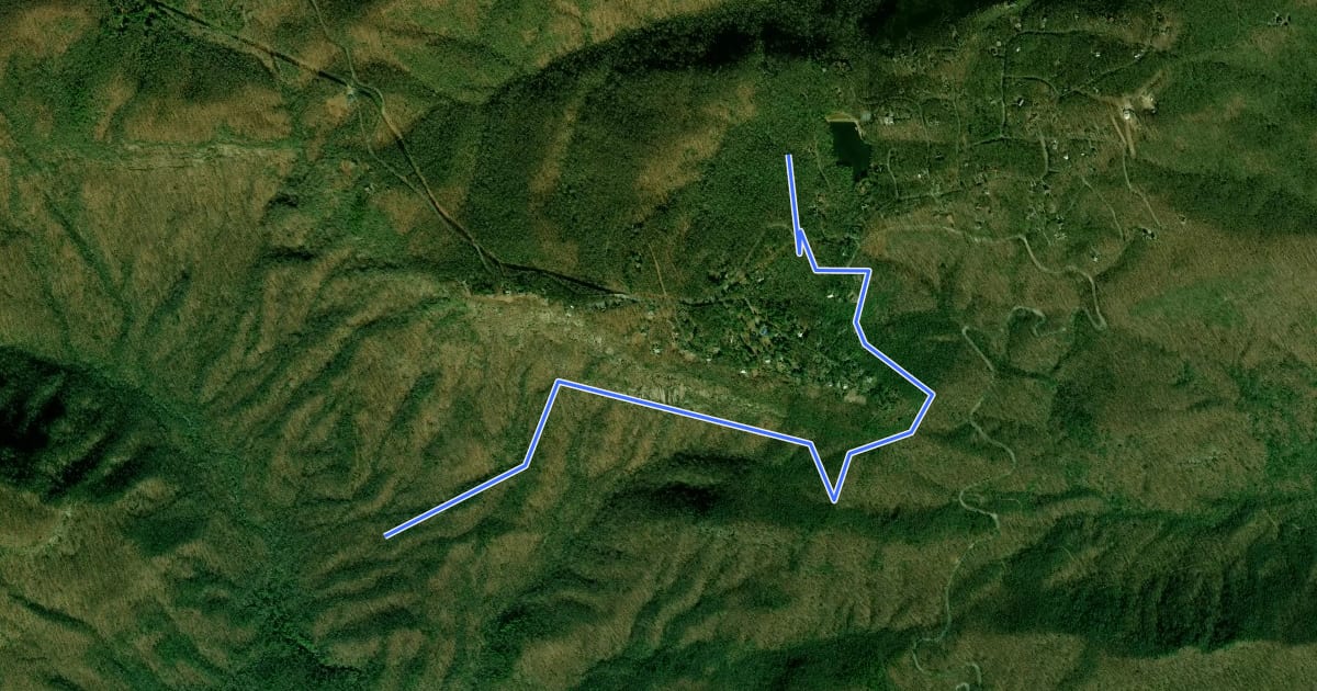 Маршрут Naturaland Trust Trail #14 на спутниковом снимке