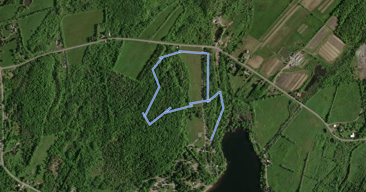 Маршрут Nature Center Trail на спутниковом снимке