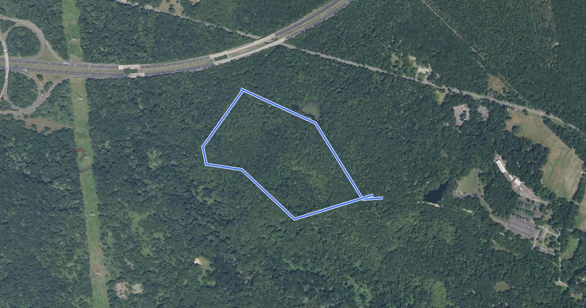 Маршрут Nature Center Trail на спутниковом снимке