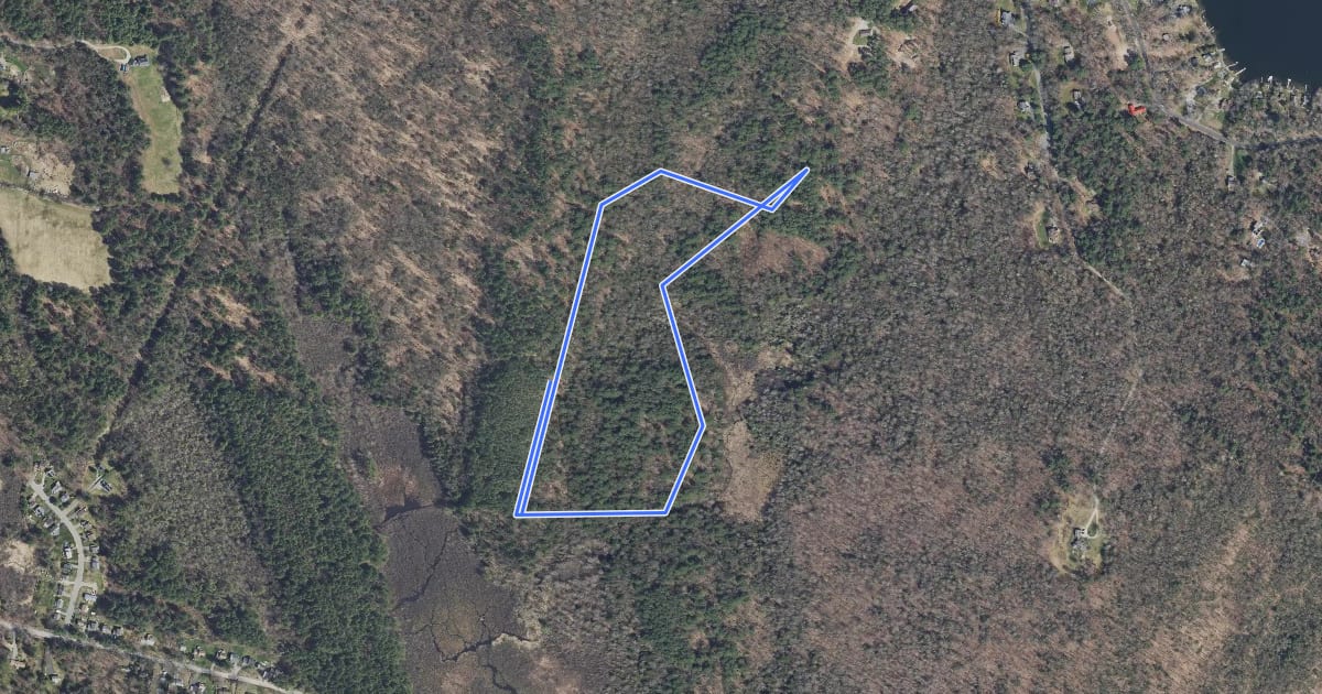 Маршрут Nature Trail на спутниковом снимке