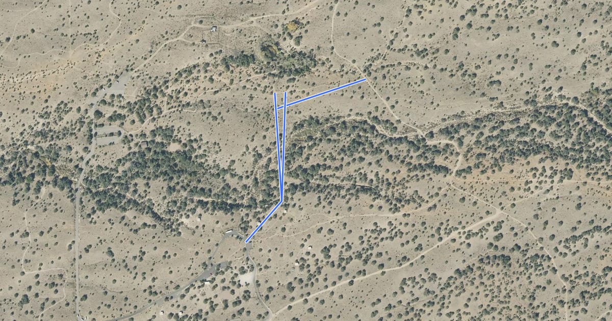 Маршрут Nature Trail на спутниковом снимке