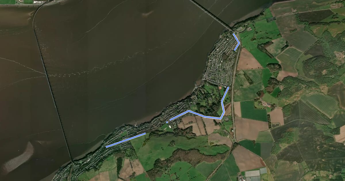 Маршрут Nature Trail на спутниковом снимке