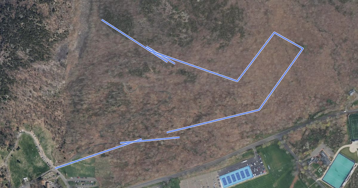 Маршрут Nature Trail на спутниковом снимке