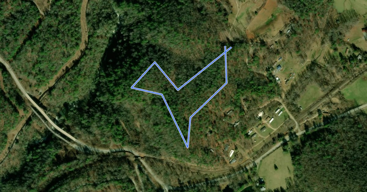 Маршрут Nature Trail Big Loop на спутниковом снимке