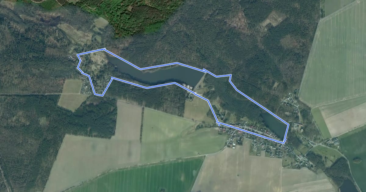 Маршрут Naturlehrpfad Dahlenberg на спутниковом снимке
