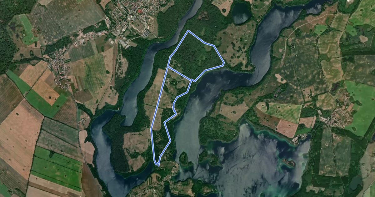 Маршрут Naturlehrpfad Hauptmannsberg-Hullerbusch на спутниковом снимке