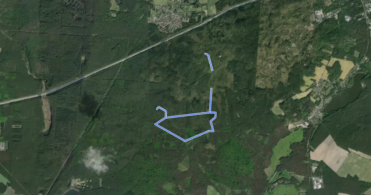 Маршрут Naturlehrpfad Rauener Berge на спутниковом снимке