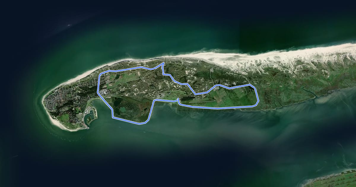 Маршрут Naturparklauf на спутниковом снимке