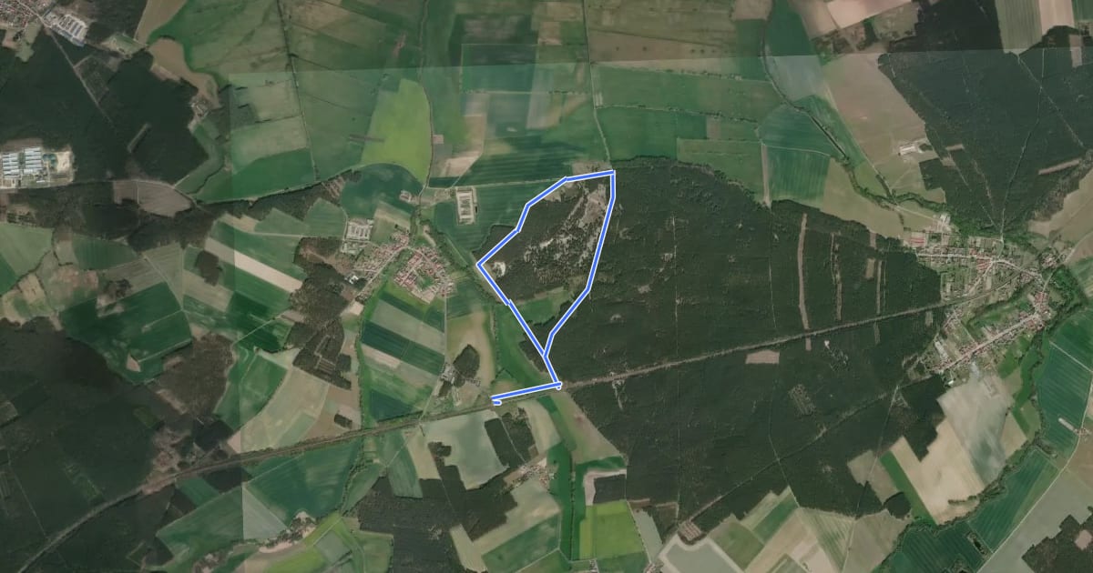 Маршрут Naturparkrundwanderweg 20 на спутниковом снимке