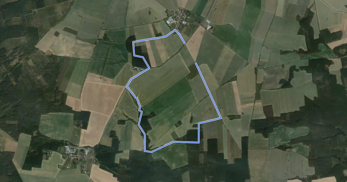 Маршрут Naturparkrundwanderweg 30 на спутниковом снимке