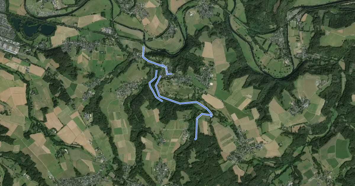 Маршрут Naturparkweg 3 на спутниковом снимке
