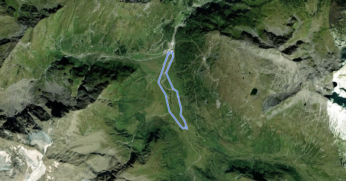 Маршрут Naturschauweg Naßfeld (kleine Runde) на спутниковом снимке