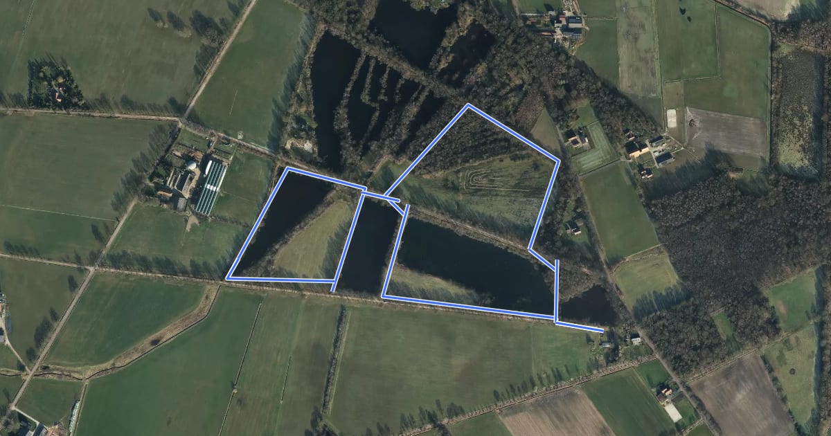 Маршрут Natuurpad Leemputten на спутниковом снимке
