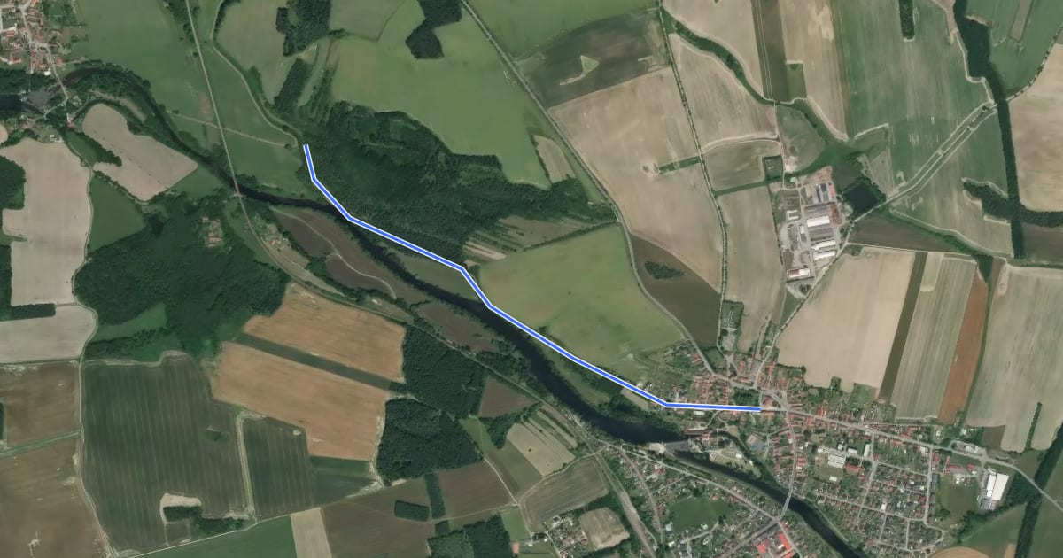Маршрут Naučná stezka Kněží hora на спутниковом снимке