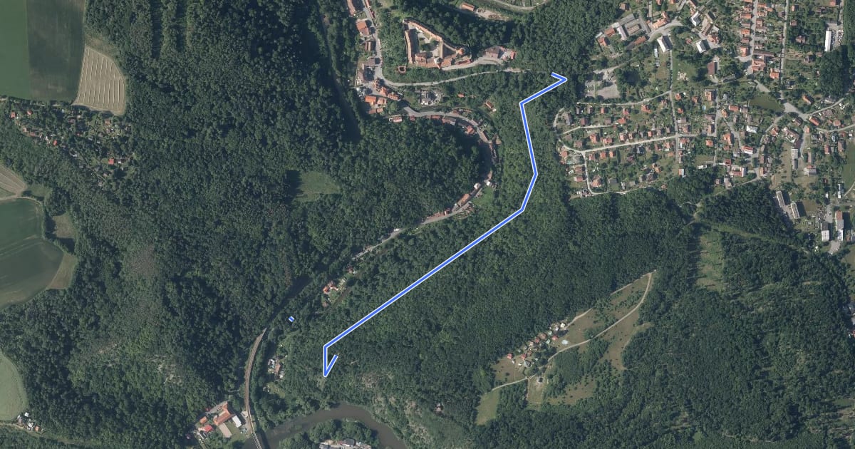 Маршрут Naučná stezka pro rodiče s dětmi Paraplíčko на спутниковом снимке