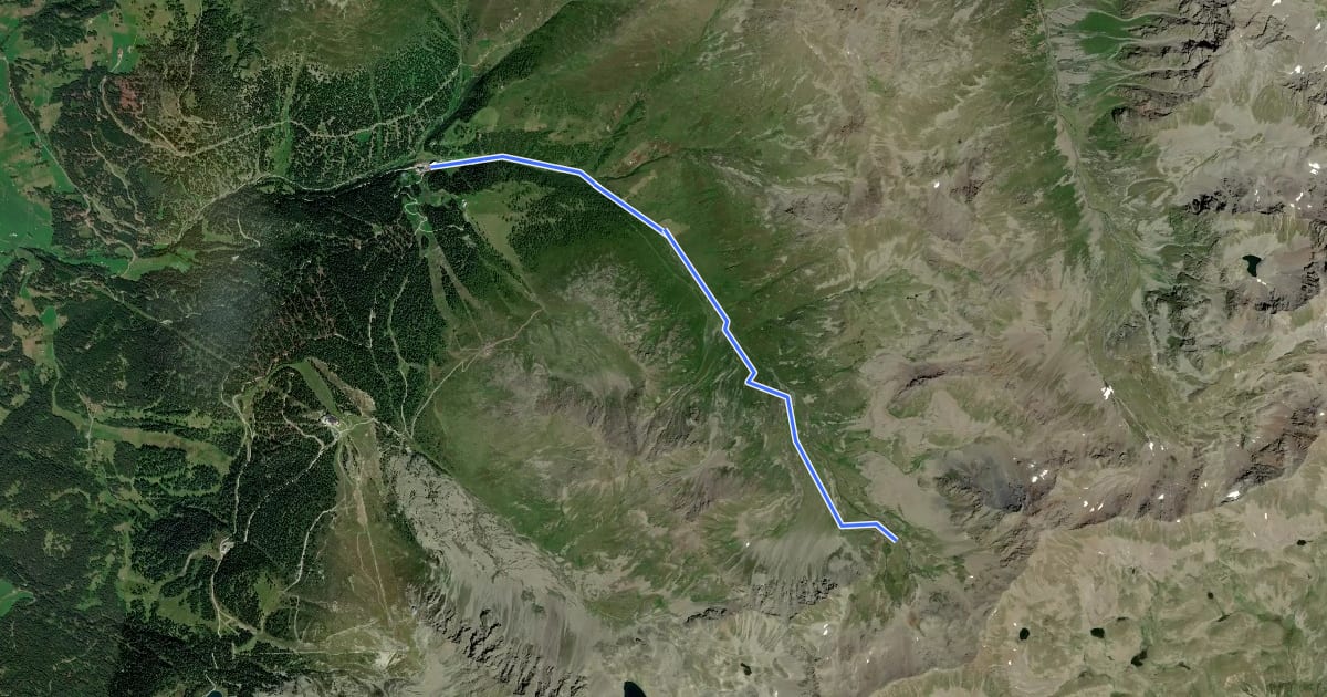 Маршрут Nauders Wanderweg Nr. 21 на спутниковом снимке