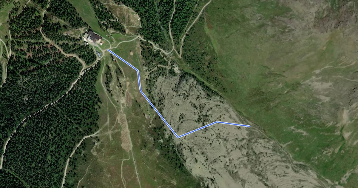 Маршрут Nauders Wanderweg Nr. 33 на спутниковом снимке