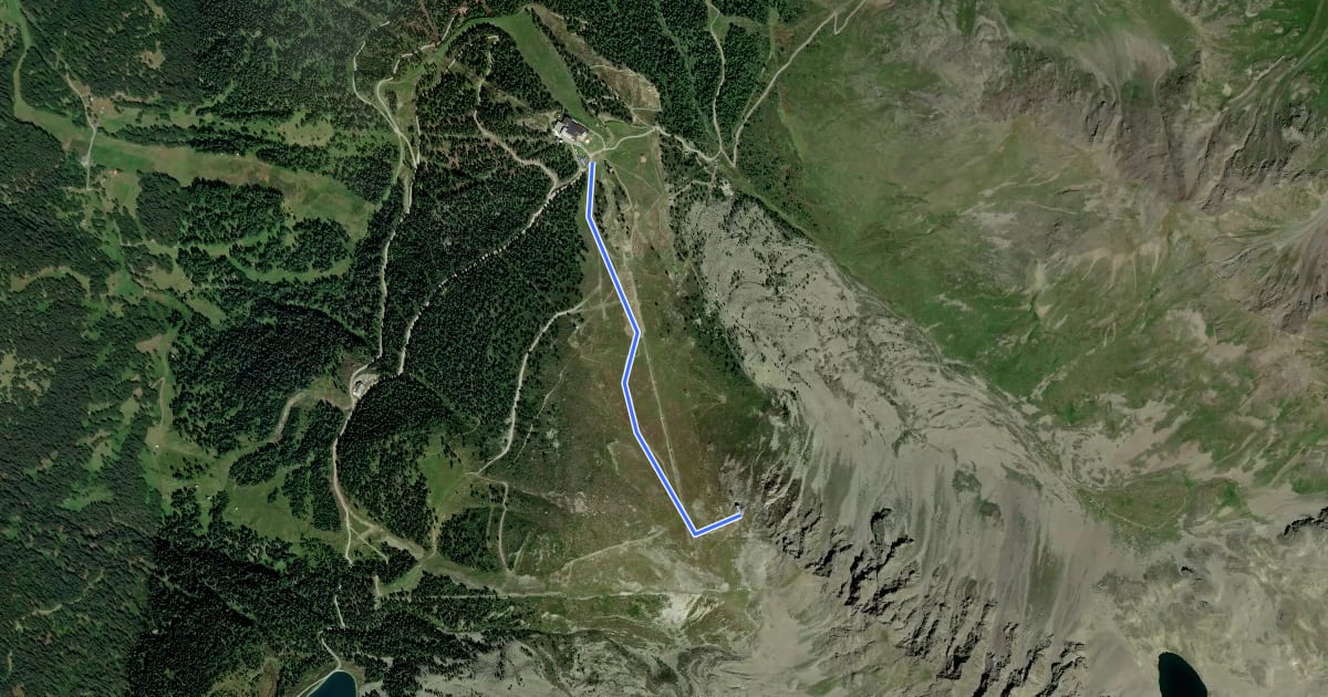 Маршрут Nauders Wanderweg Nr. 35 на спутниковом снимке