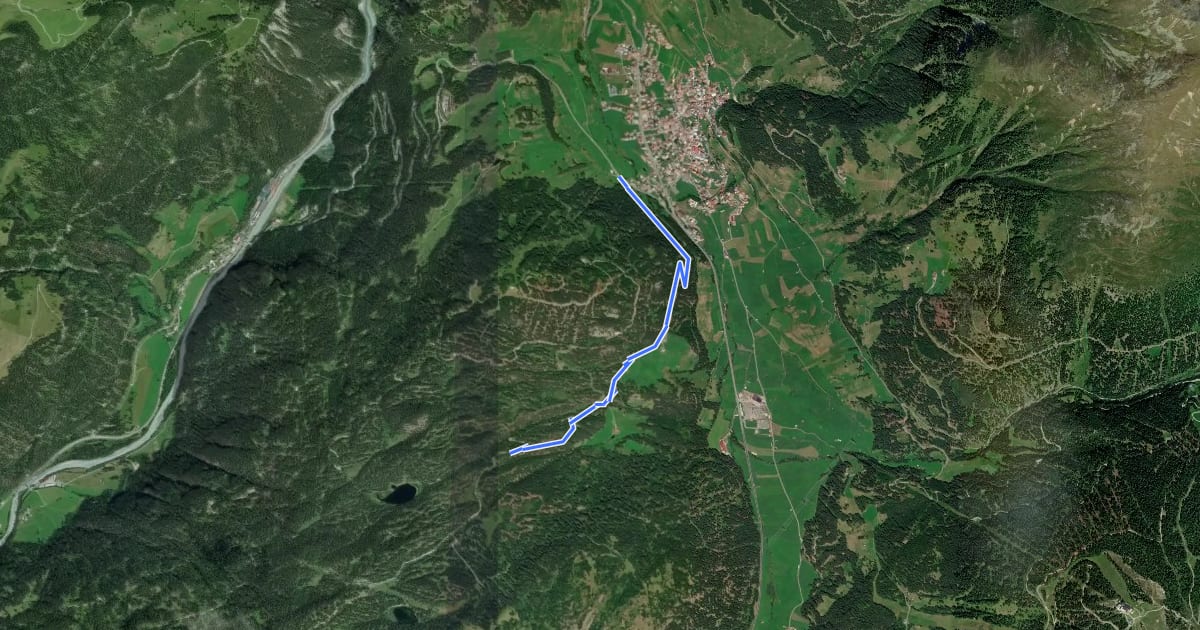 Маршрут Nauders Wanderweg Nr. 5 на спутниковом снимке