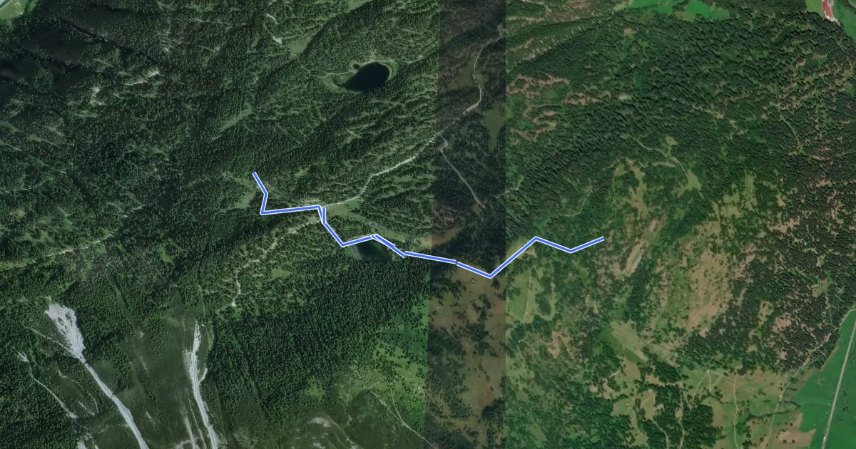 Маршрут Nauders Wanderweg Nr. 6 на спутниковом снимке