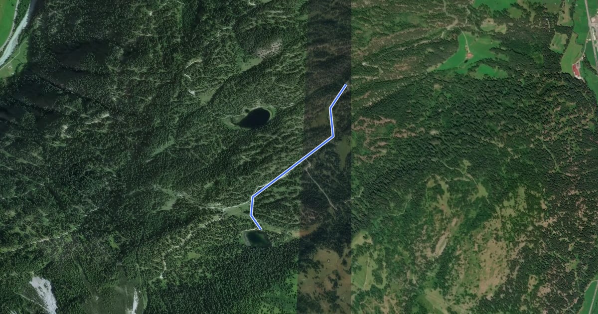 Маршрут Nauders Wanderweg Nr. 8 на спутниковом снимке