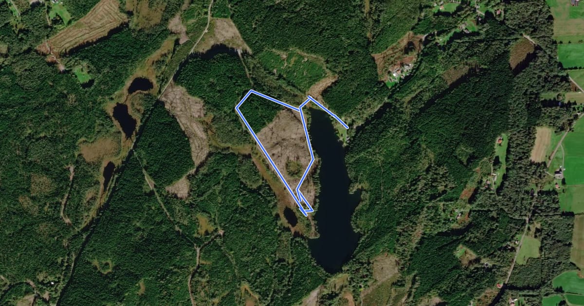 Маршрут Navåsen 2,5 km Elljusspår на спутниковом снимке