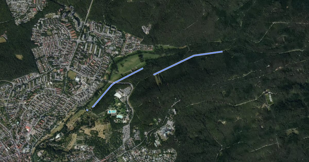 Маршрут Nebenlinie Sindelfingen Sommerhofental на спутниковом снимке