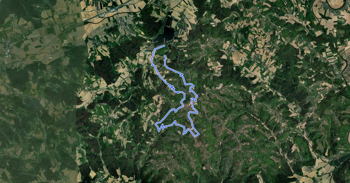 Маршрут Neudorf-Demmerkogel Runde Nr. 22 на спутниковом снимке