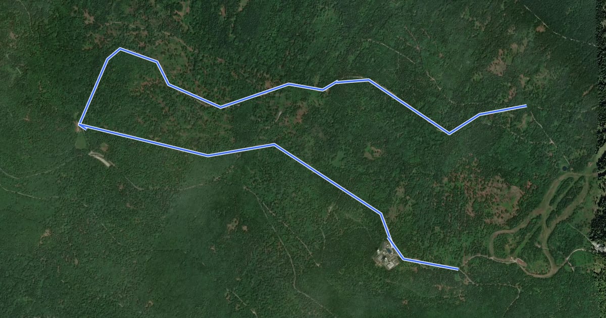 Маршрут Neukirchen b. Hl. Blut über Haus Schönblick zur Bergstation (Berghaus) на спутниковом снимке